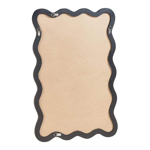 Oglinda de perete Koster 90x60 cm negru [en.casa]