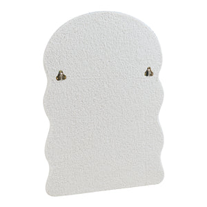 Oglinda de perete Brummen 80x60 cm alb [en.casa]
