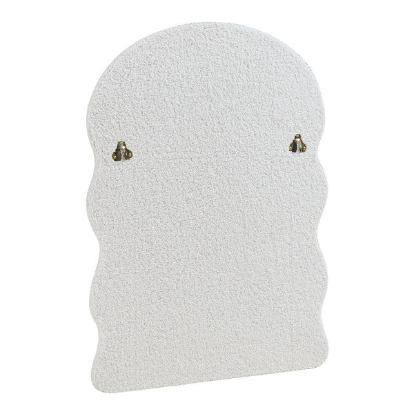 Oglinda de perete Brummen 80x60 cm alb [en.casa]