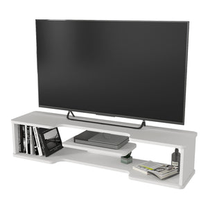 Suport TV de perete Yrela 120x30x26 cm alb [en.casa]