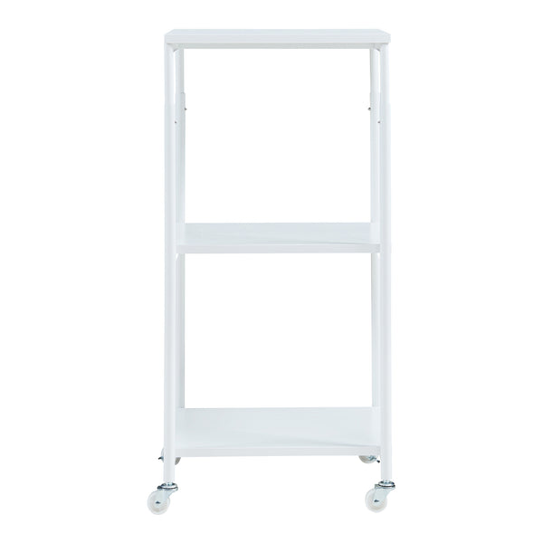 Raft cu inaltime reglabila Janertu 39x34,5x73-82cm alb [en.casa]