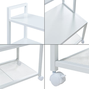 Raft mobil imprimanta Svanaldsvipp 100x55x38 cm alb [en.casa]
