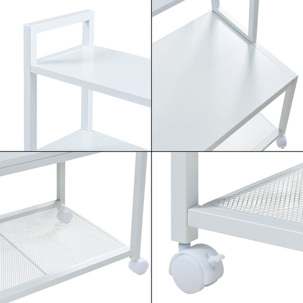 Raft mobil imprimanta Svanaldsvipp 100x55x38 cm alb [en.casa]