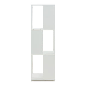 Raft rotativ Fjelmarirg 109x34x34 cm alb [en.casa]