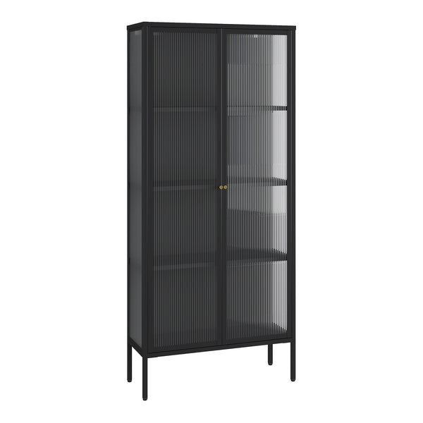 Vitrina Vinterhavn negru [en.casa]