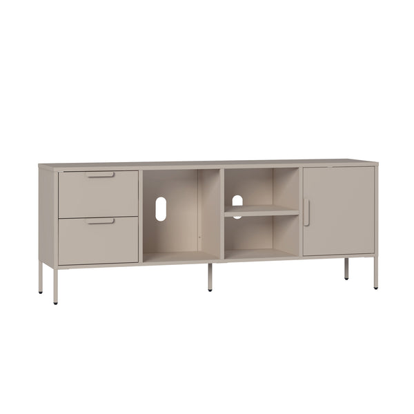 Comoda TV Kliri 150x35x58 cm otel camel [en.casa]