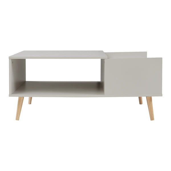 Masuta cafea Hallevil 44x106x59 cm alb [en.casa]