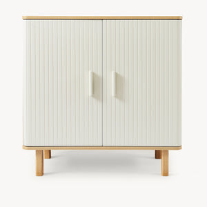 Comoda Ferrersp 80x80x40 cm efect stejar/oatmeal [en.casa]