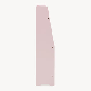 Raft roz pentru carti copii cu 3 spatii depozitare Virer 78x60x18 cm [en.casa]