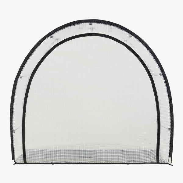 Sera gradina cu fermoar Larshasas 180x80x170 cm transparent  [en.casa] 