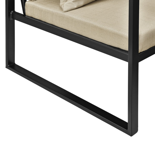 Fotoliu design Lora set 2 buc cu perna pentru spate culori diferite [en.casa]
