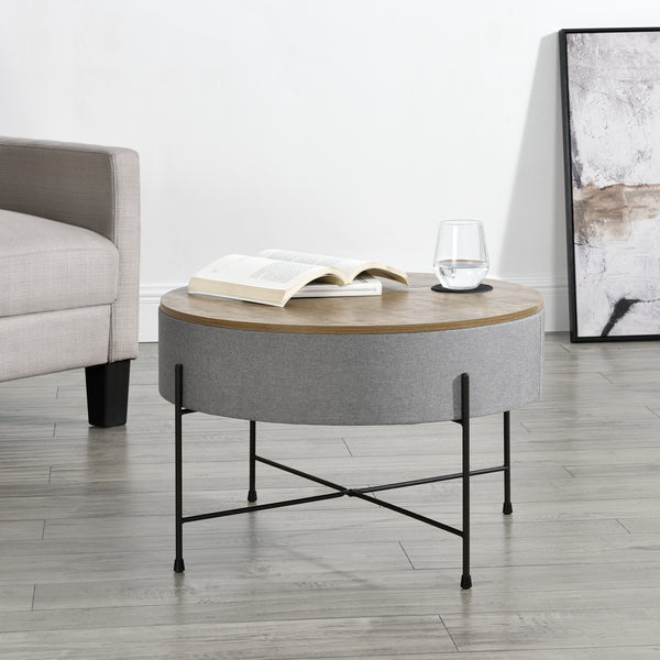 Masuta cafea Mia 40 x 60 cm cu blat detasabil [en.casa] 