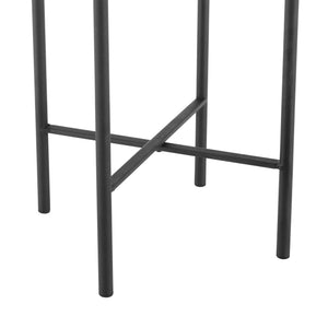 Suport flori Colfontaine set 2 bucati masuri diferite negru/bej nisip [en.casa]