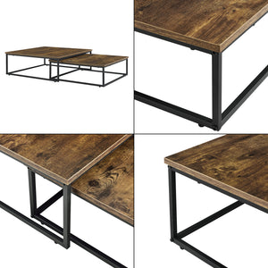 Set 2 masute cafea Haninge masuri diferite [en.casa]