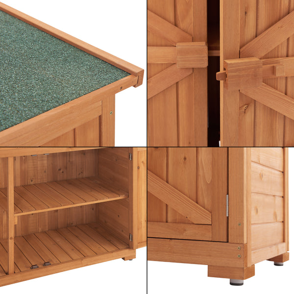 Dulap gradina ACKS-7607 pentru scule si unelte [en.casa]