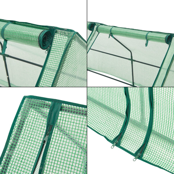 Solar gradina Nissewaard 180 x 90 x 90 cm verde [en.casa]