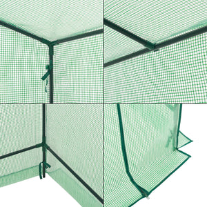 Solar gradina Vlaardingen 198 x 78 x 200 cm folie verde [en.casa]