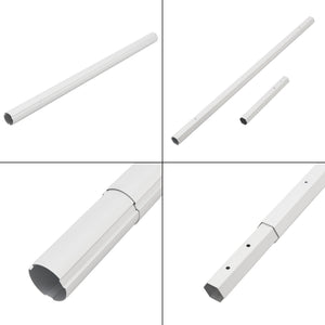 Derulator prelata piscina Oliveti  555 cm aluminiu/plastic [en.casa]