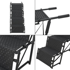 Scara animale companie Colchester 101x45x75 cm negru [en.casa]