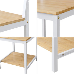 Organizator haine Juuka 133 x 40 x 42 cm bambus [en.casa]