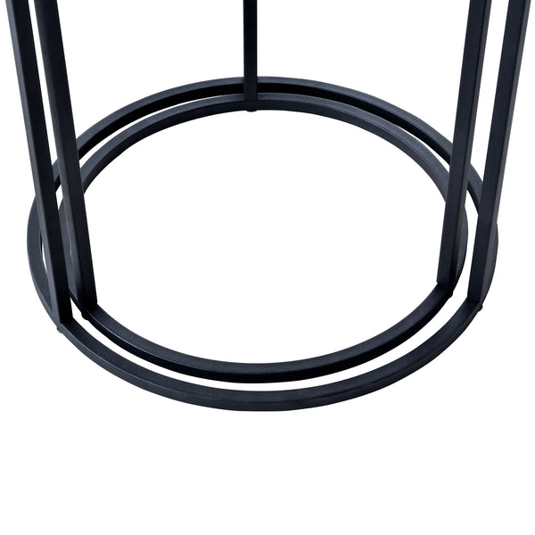 Masute living Moriusaq set 2 bucati forma rotunda [en.casa]