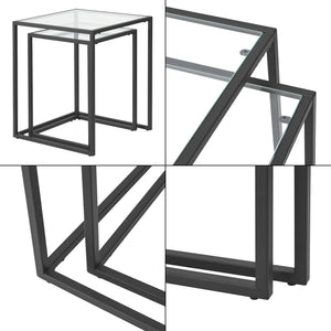 Set 2 bucati masute cafea Holstebro masuri diferite [en.casa]