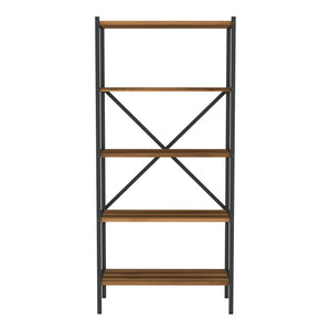Raft de sine statator Tomelilla 160x66x34cm metal pal antracit nuc [en.casa]