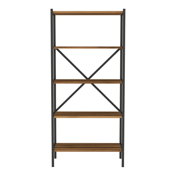 Raft de sine statator Tomelilla 160x66x34cm metal pal antracit nuc [en.casa]