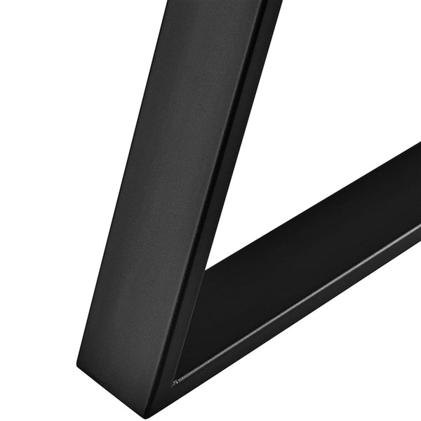 Set 2 picioare masa Lyngby 72x55x6cm otel negru mat [en.casa]