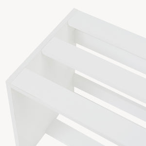Masa laterala Ronde 43 x 64 x 33 cm alb [en.casa]