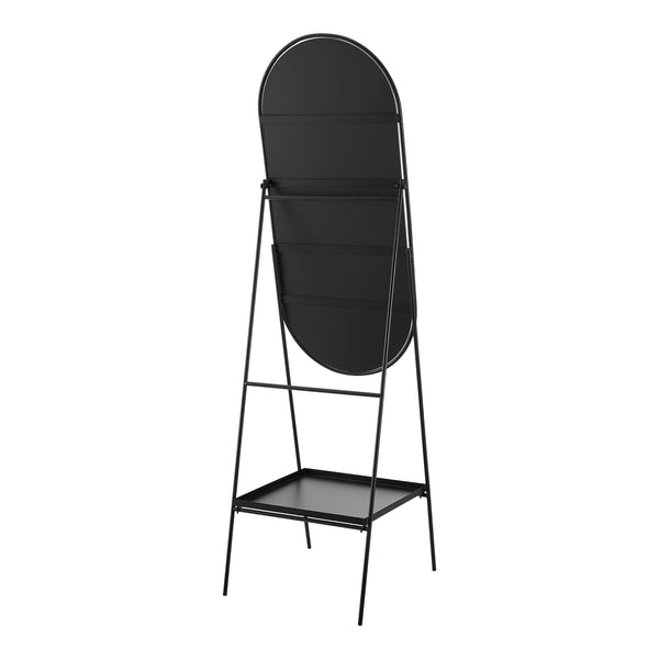 Oglindă de podea Perano cu raft 160 x 46 cm [en.casa]