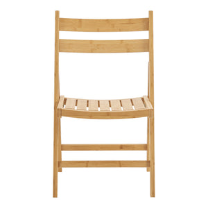 Set 2 scaune pliabile Gran bambus [en.casa]