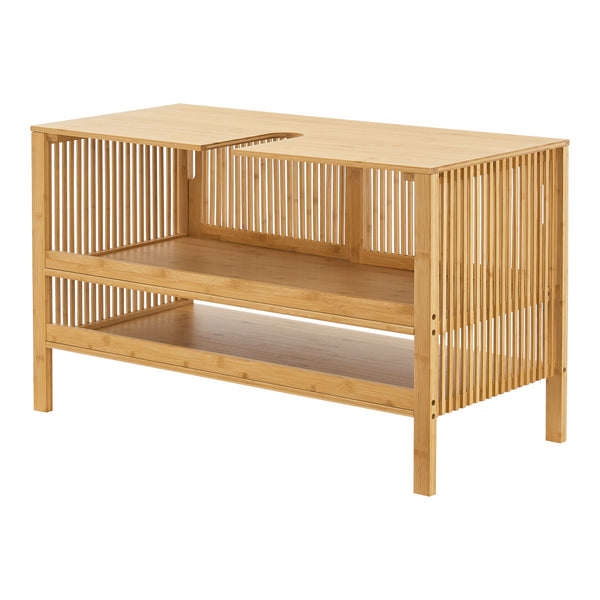 Dulap sub chiuveta Hvaler 60x100x45cm natur [en.casa]