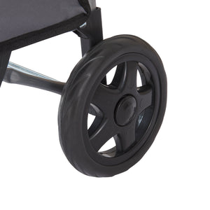 Carucior pliabil cumparaturi Aaby - NEU 95.5x35x29 cm 30 kg gri inchis/negru [en.casa]
