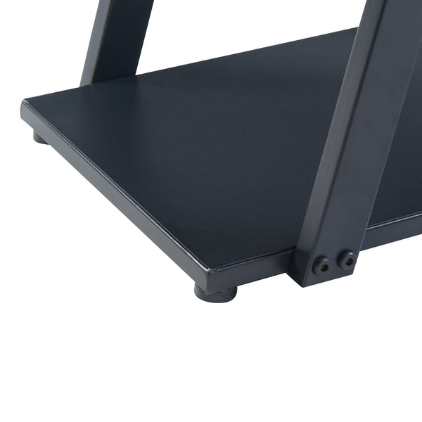 Raft de sine statator Rollag 72x40x25cm negru [en.casa]