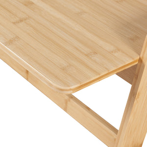Birou Härryda 123x53x80cm bambus natur [en.casa]