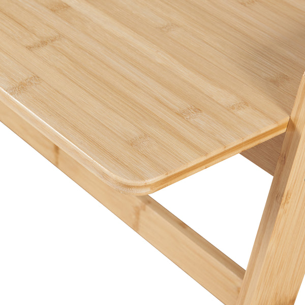 Birou Härryda 123x53x80cm bambus natur [en.casa]