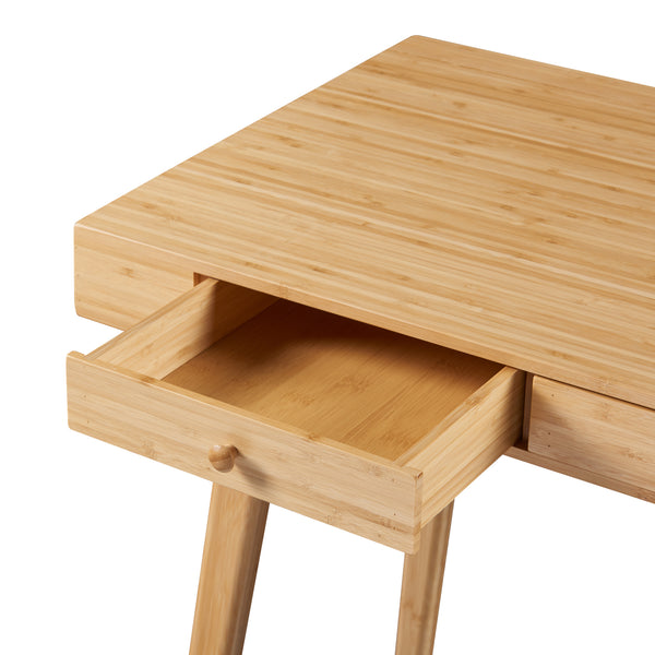 Birou Hässleholm 100x50x75cm bambus [en.casa]