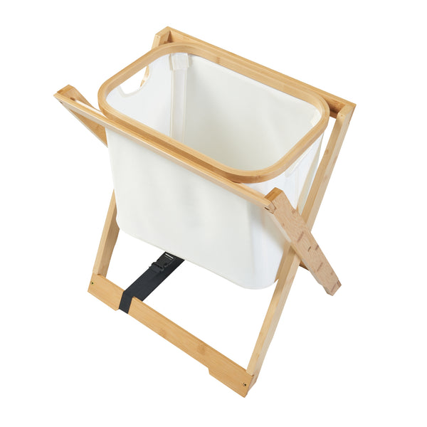 Masa pliabila camping Hattfjelldal 53x48x32cm bambus [en.casa]