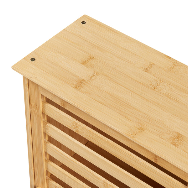 Dulap perete baie Järfälla 54,5x37x16cm bambus natur [en.casa]