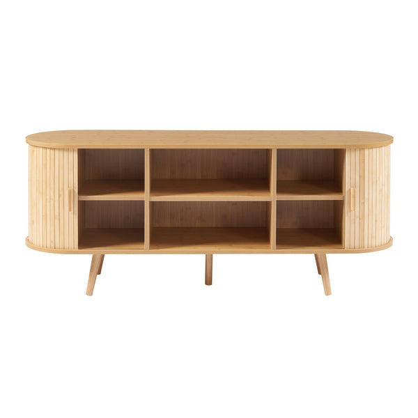 Comoda Nordkapp 140x40x56cm natur [en.casa]