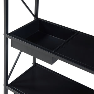 Suport plante Berkelland 65,5x60x20cm cu 3 rafturi [en.casa]