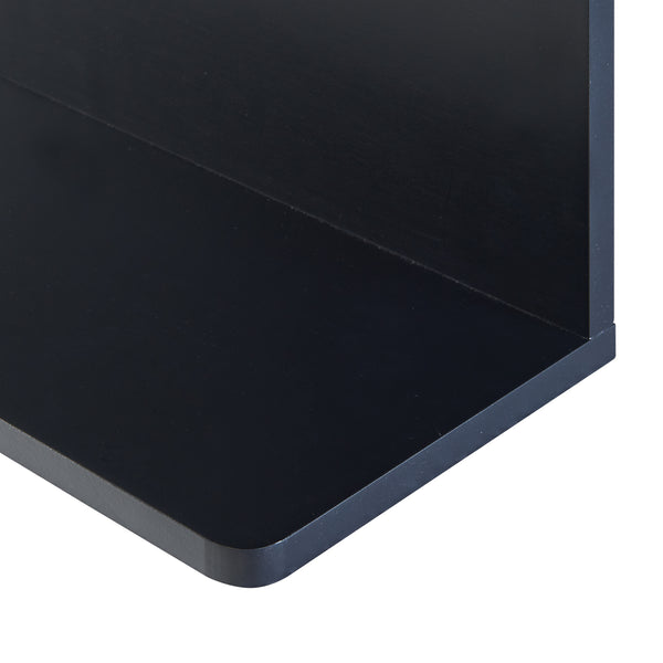 Raft perete Dønna 60x15x40cm negru [en.casa]