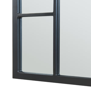 Oglinda perete Enonkoski 90x60cm negru [en.casa]