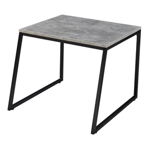 Set 2 masute cafea masuri diferite Hyllestad efect beton/negru [en.casa]