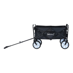 Carucior gradina pliabil Stenlille 84x55cm 80kg otel negru [pro.tec]