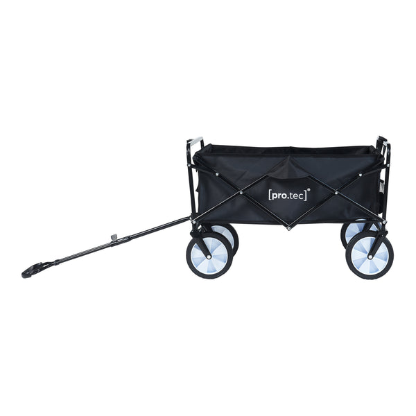 Carucior gradina pliabil Stenlille 84x55cm 80kg otel negru [pro.tec]