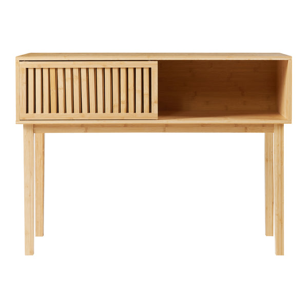 Masa consola Ypäjä 110x39x81 cm bambus [en.casa]