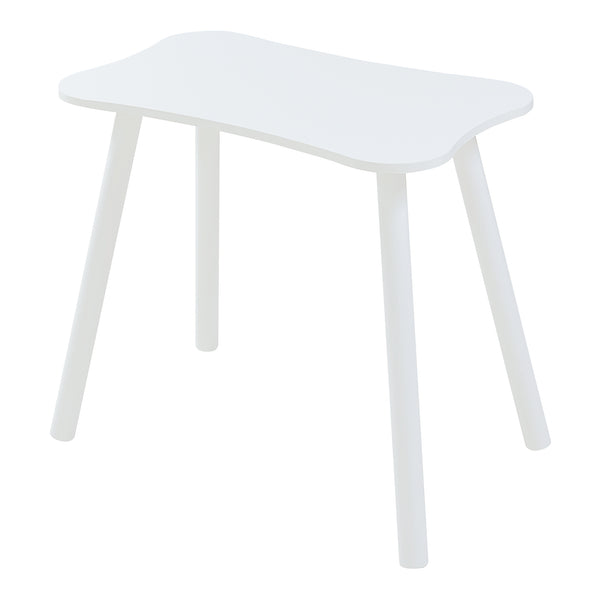 Set masa copii cu 2 scaune design ursulet Panjang alb [en.casa]