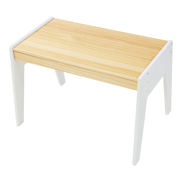 Set birou cu scaun pentru copii Skinnskatteberg alb [en.casa]